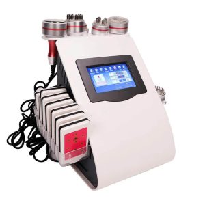 Maquina Cavitación 40k Lipolaser 9 En 1+ RF+ Vacuum+ Microcorrientes